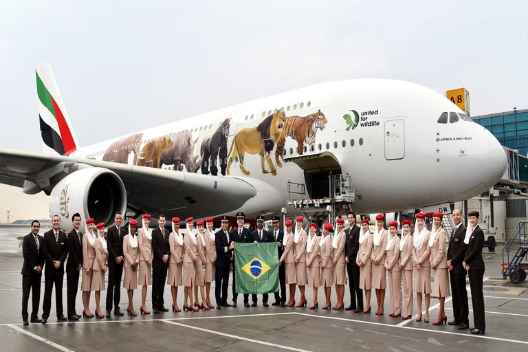 طائرة طيران الإمارات الإيرباص A380