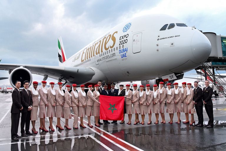 طائرة طيران الإمارات الإيرباص A380