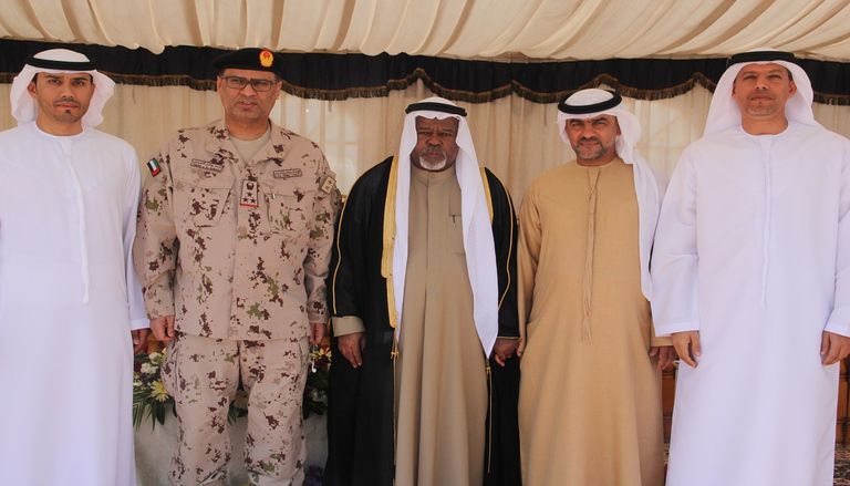 السفير الإماراتي في الأردن بلال البدور والوفد المرافق