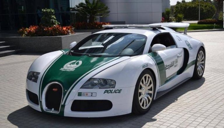 سيارة بوجاتي فيرون الخاصة بشرطة دبي