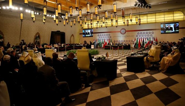جانب من اجتماع وزراء الخارجية العرب تمهيدا للقمة