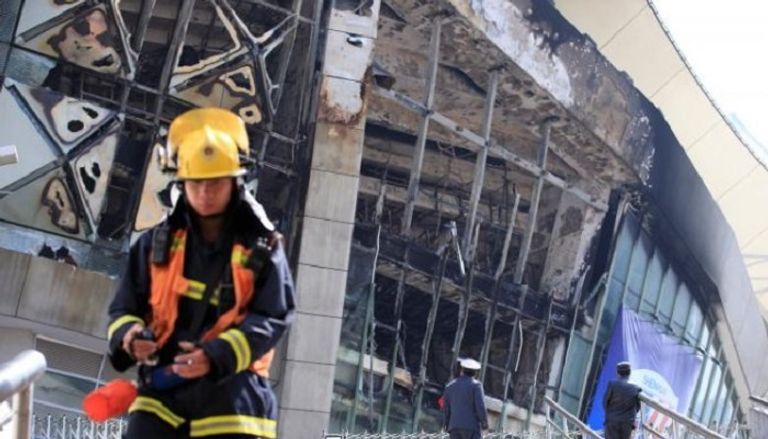 صورة من الحريق