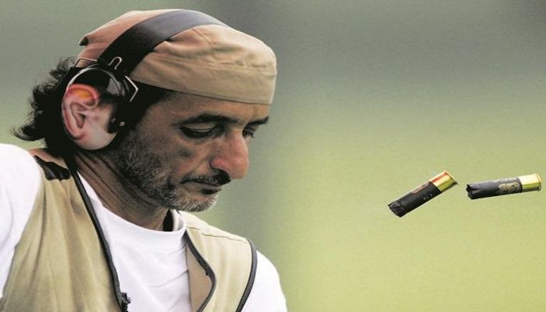 الشيخ أحمد بن حشر أول بطل أوليمبي إماراتي
