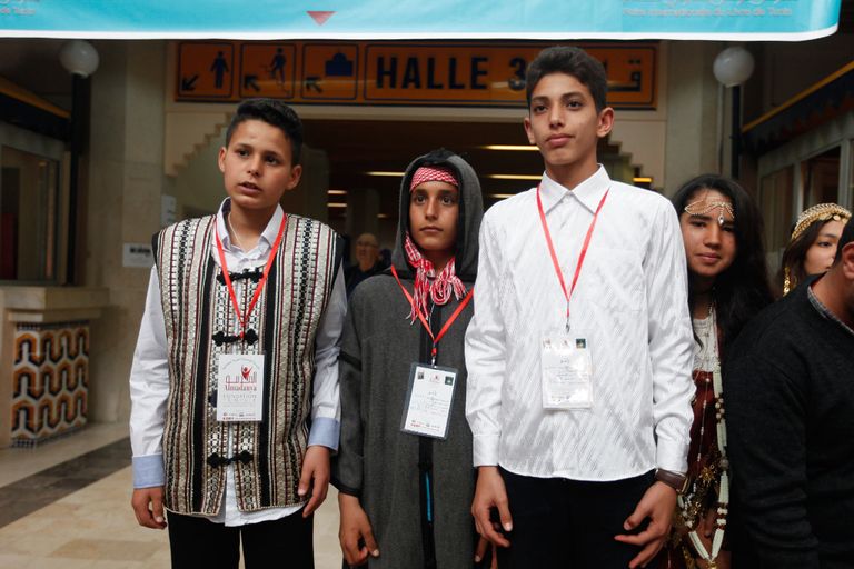 عرض فني تراثي على هامش معرض تونس الدولي للكتاب