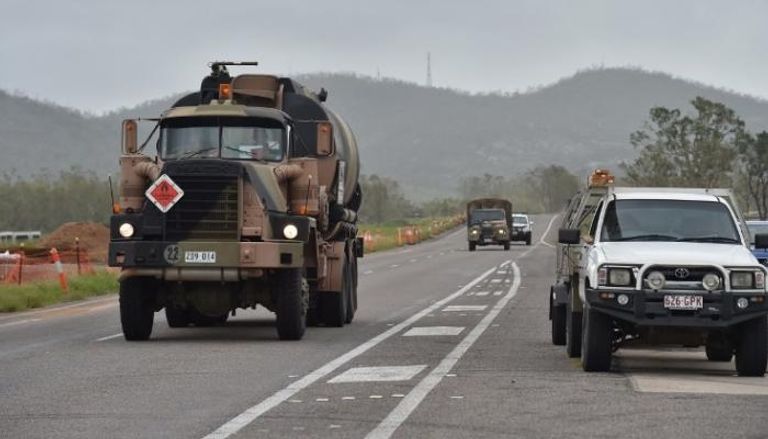 معدات الجيش تصل لمواقع الإعصار (الفرنسية)