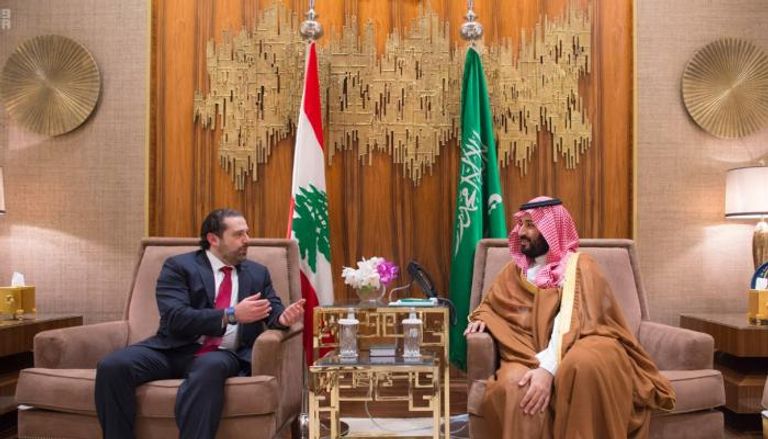لقاء الأمير محمد بن سلمان مع سعد الحريري