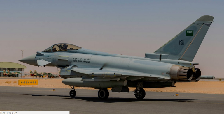 القوات الجوية السعودية في تمرين