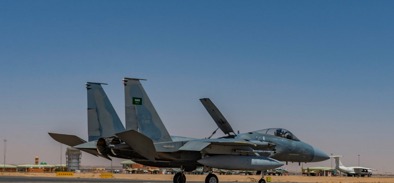 القوات الجوية السعودية في تمرين