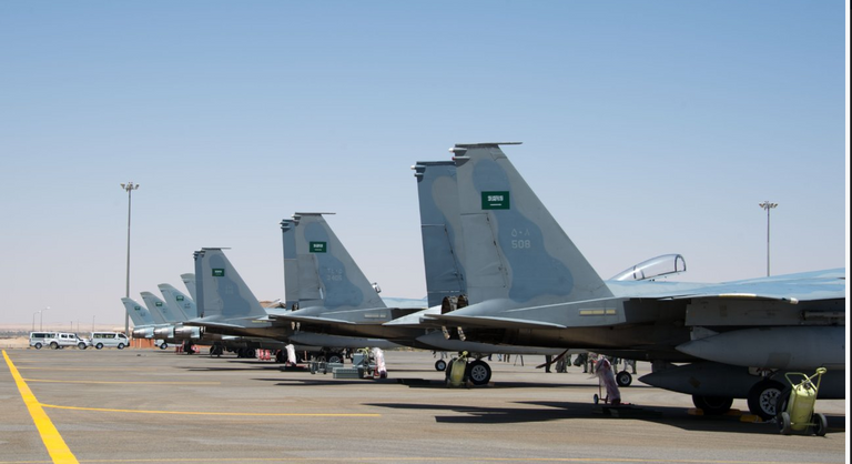 القوات الجوية السعودية في تمرين