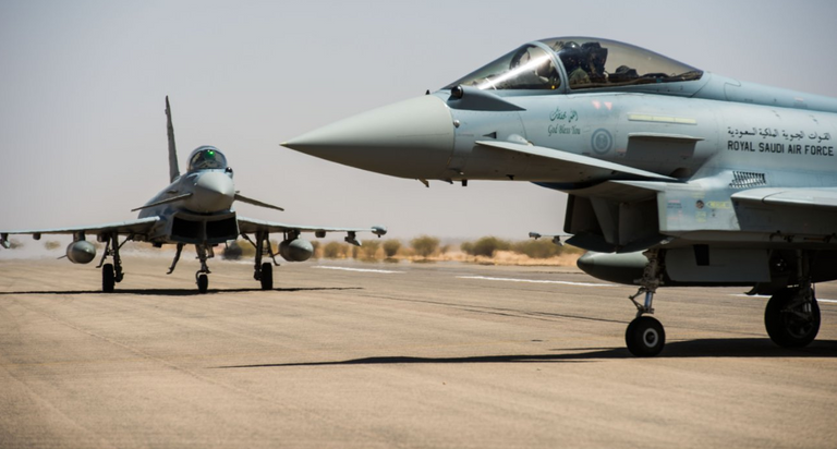 القوات الجوية السعودية في تمرين