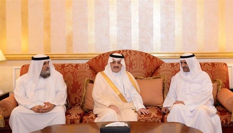 الأمير سعود بن نايف بن عبدالعزيز أمير المنطقة الشرقية في العزاء بالفجيرة