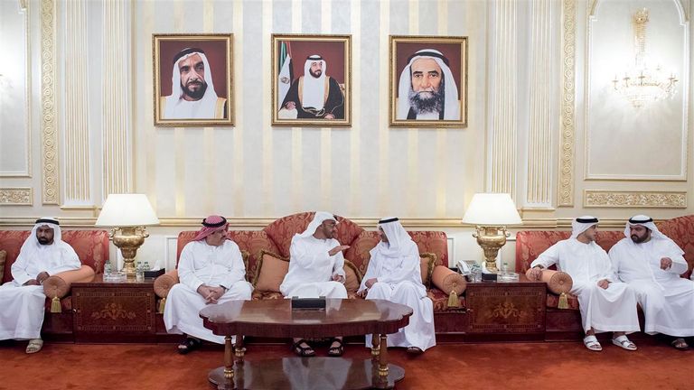 الشيخ محمد بن زايد آل نهيان، ولي عهد أبوظبي نائب القائد الأعلى للقوات المسلحة