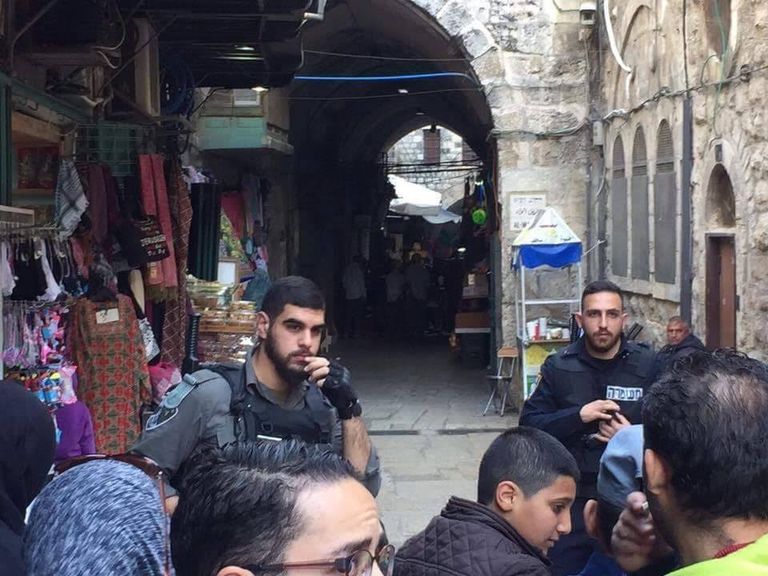 موقع عملية الطعن