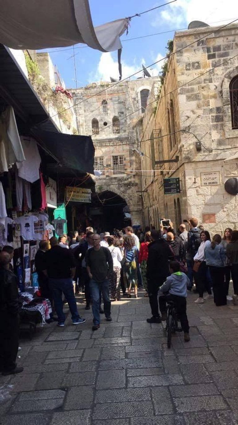 موقع عملية الطعن