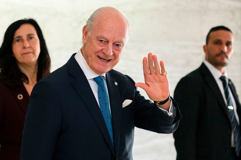 ستافان دي ميستورا مبعوث الأمم المتحدة إلى سوريا