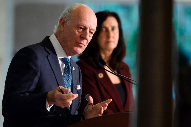 ستافان دي ميستورا مبعوث الأمم المتحدة إلى سوريا