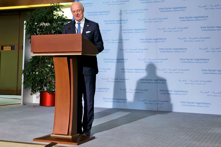 ستافان دي ميستورا مبعوث الأمم المتحدة إلى سوريا