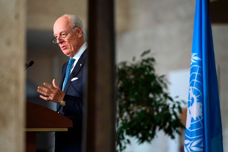 ستافان دي ميستورا مبعوث الأمم المتحدة إلى سوريا