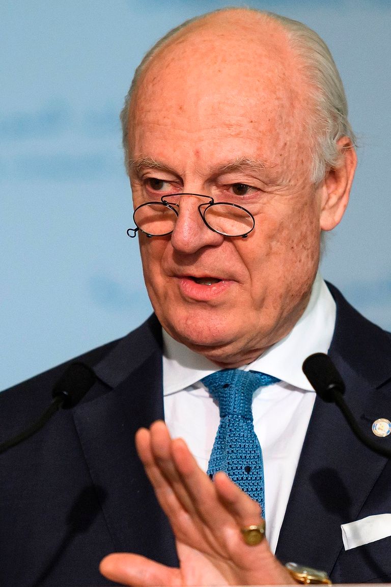 ستافان دي ميستورا مبعوث الأمم المتحدة إلى سوريا