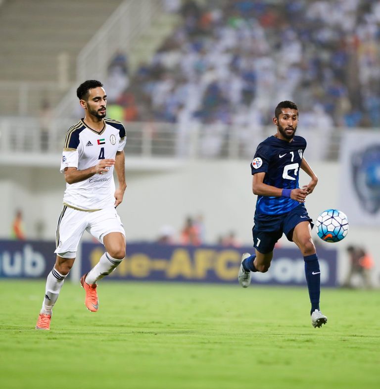 من مواجهة الهلال والوحدة فرحة الهلال بالفوز