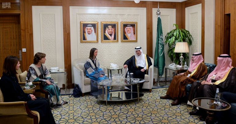 الجبير يلتقي وفد مجموعة الشرق الأوسط بحزب المحافظين البريطاني