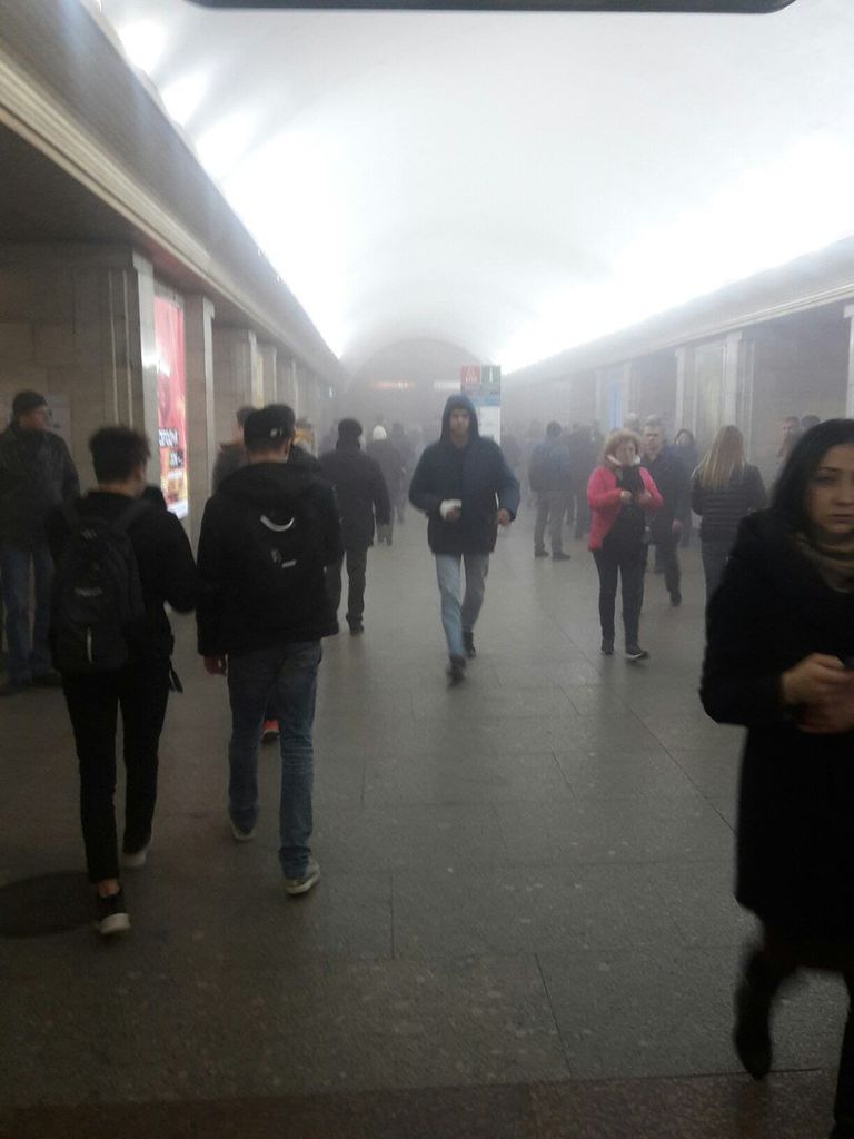 من داخل محطة المترو