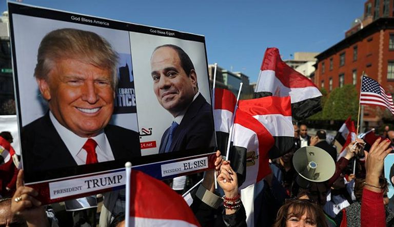 ترامب والسيسي بالبيت الأبيض