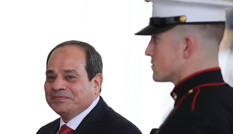 ترامب والسيسي بالبيت الأبيض