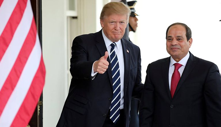 ترامب والسيسي بالبيت الأبيض