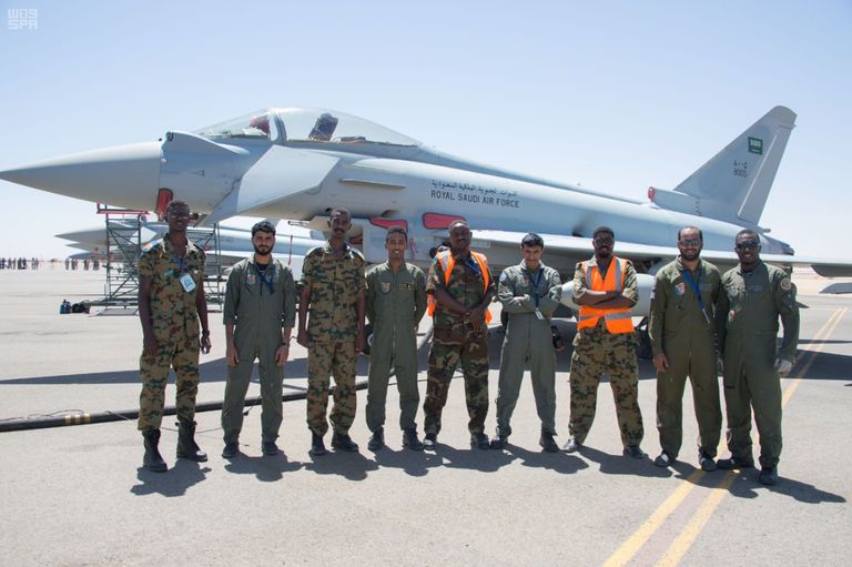 مناورات التمرين الجوي السعودي السوداني المشترك
