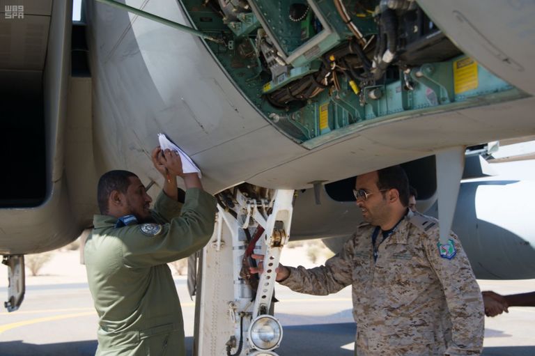 مناورات التمرين الجوي السعودي السوداني المشترك