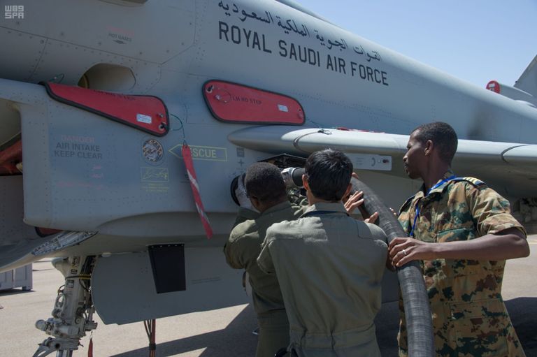 مناورات التمرين الجوي السعودي السوداني المشترك