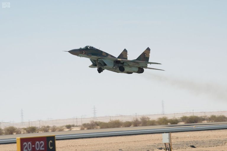 مناورات التمرين الجوي السعودي السوداني المشترك