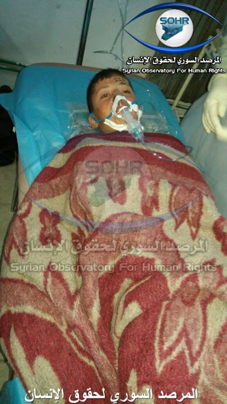 دخان متصاعد إثر غارات في إدلب - أرشيفية