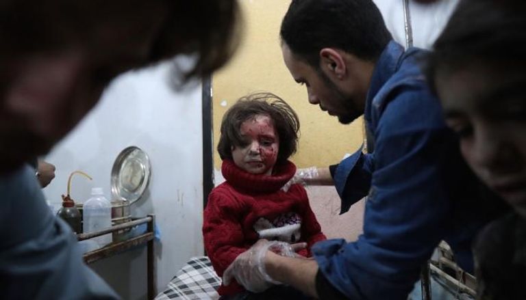طفلة من ضحايا هجوم إدلب
