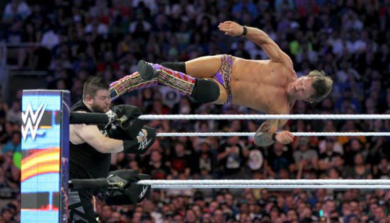 كيفين أوينز بعد الفوز ببطولة الولايات المتحدة