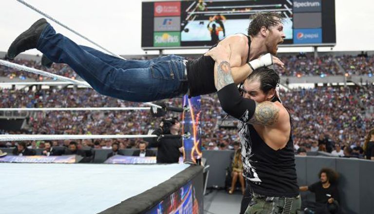 دين أمبروز بعد فوزه بالنزال