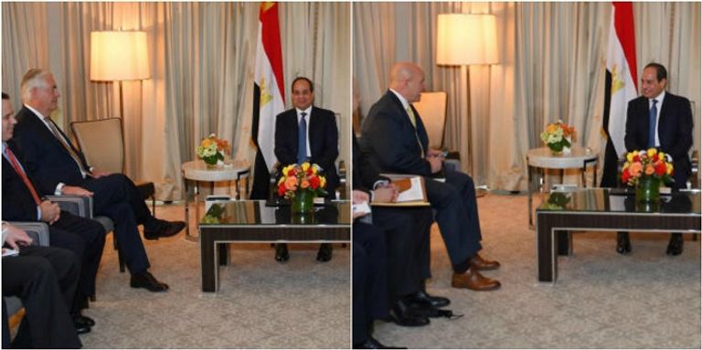 لقاء السيسي وترامب