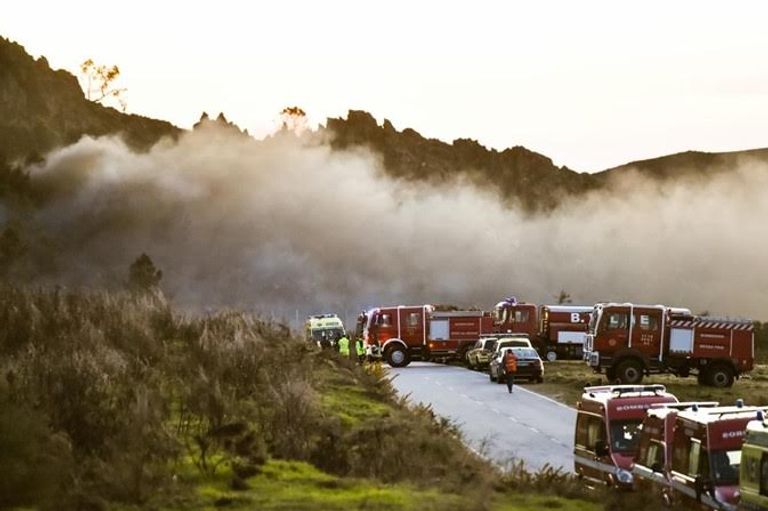 صورة من موقع الانفجار