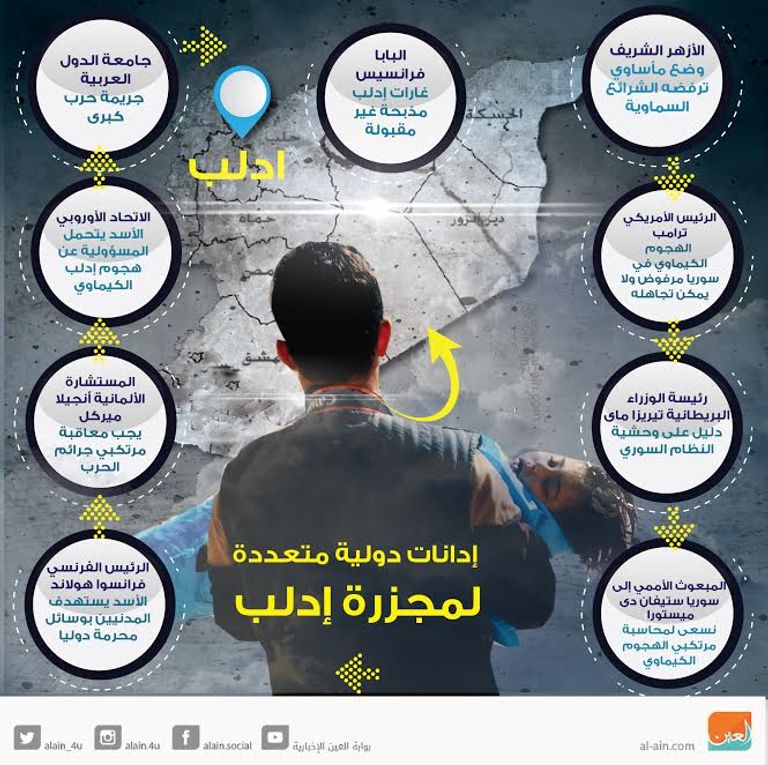 إدانات واسعة لمجزرة إدلب