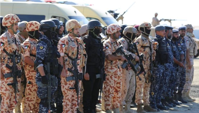 قوة خاصة لتطهير مبنى والتعامل مع الارهابيين المتحصنين في مستودعات