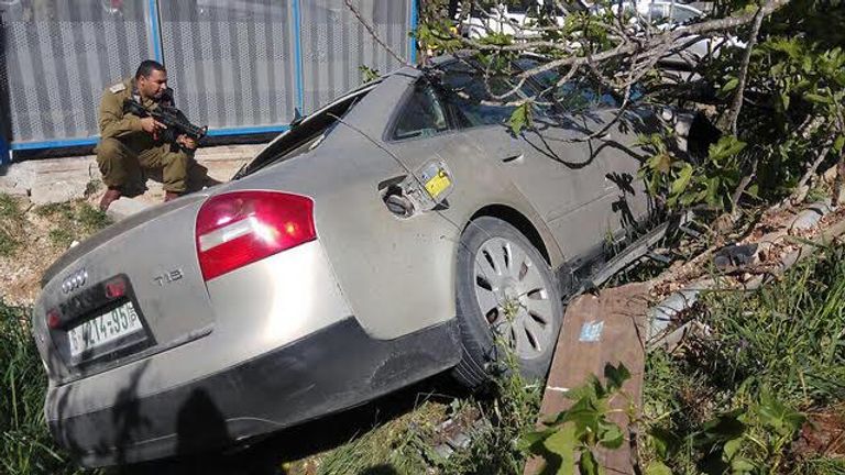 السيارة المستحدمة في حادث الدهس