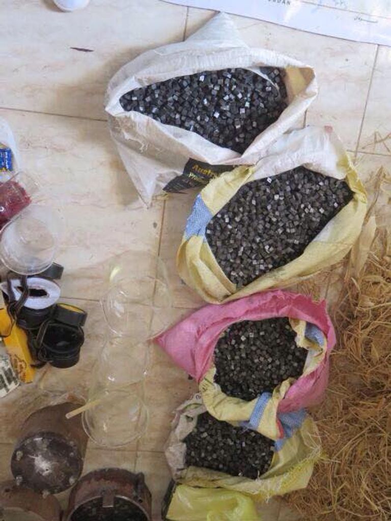 جانب من الأسلحة المصادرة