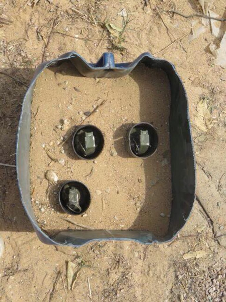 جانب من الأسلحة المصادرة