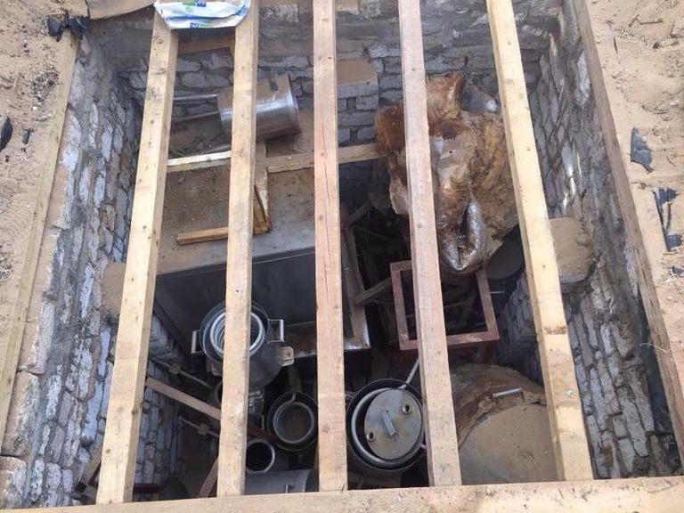 جانب من الأسلحة المصادرة