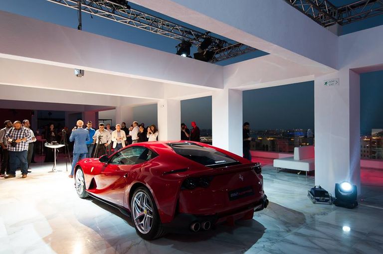 حفل إطلاق فيراري سوبر فاست بدبي (ديجيتال إنك ميديا)