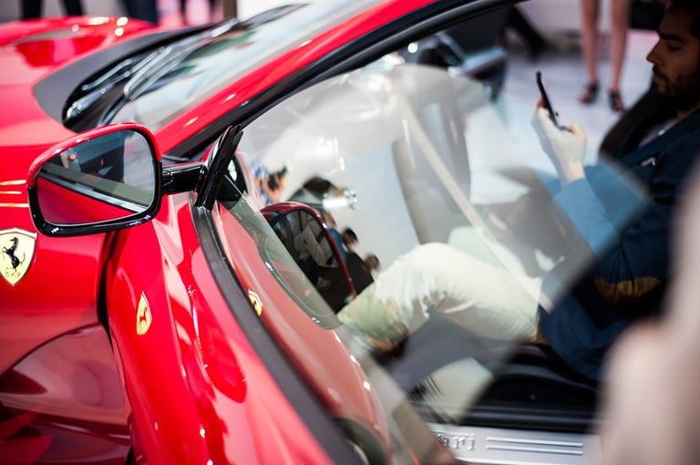 حفل إطلاق فيراري سوبر فاست بدبي (ديجيتال إنك ميديا)