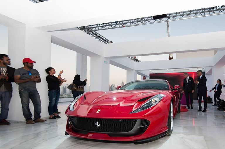 حفل إطلاق فيراري سوبر فاست بدبي (ديجيتال إنك ميديا)