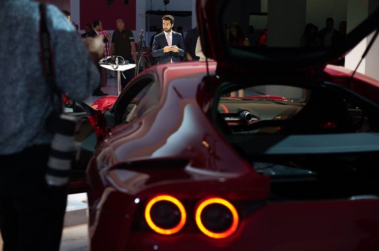 حفل إطلاق فيراري سوبر فاست بدبي (ديجيتال إنك ميديا)