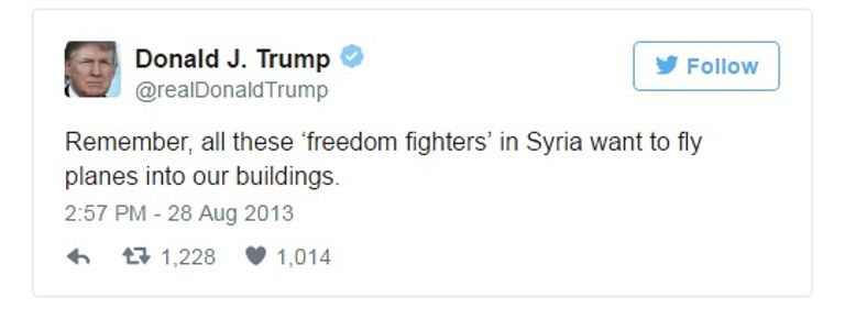 الرئيس الأمريكي دونالد ترامب